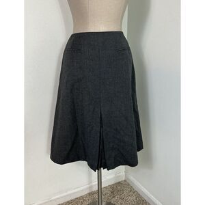 Talbots Petite Talbots Skirt 100%‎ Italian Wool Old Hollywood Gray Size 14 P
